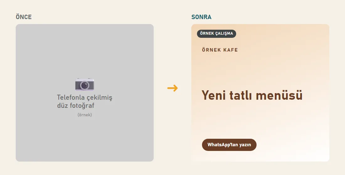 Önce/sonra örnek 1